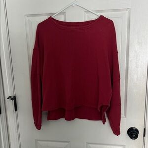 We the Free Total Eclipse Shirt in Red Apple